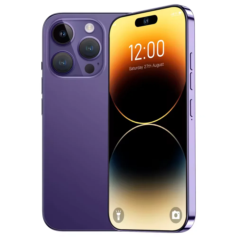 Оригинальный телефон i15 14 pro max neuf 6 7 дюймов 12 ГБ + 512 клон смартфон 8-ядерный celulares разблокированный мобильный