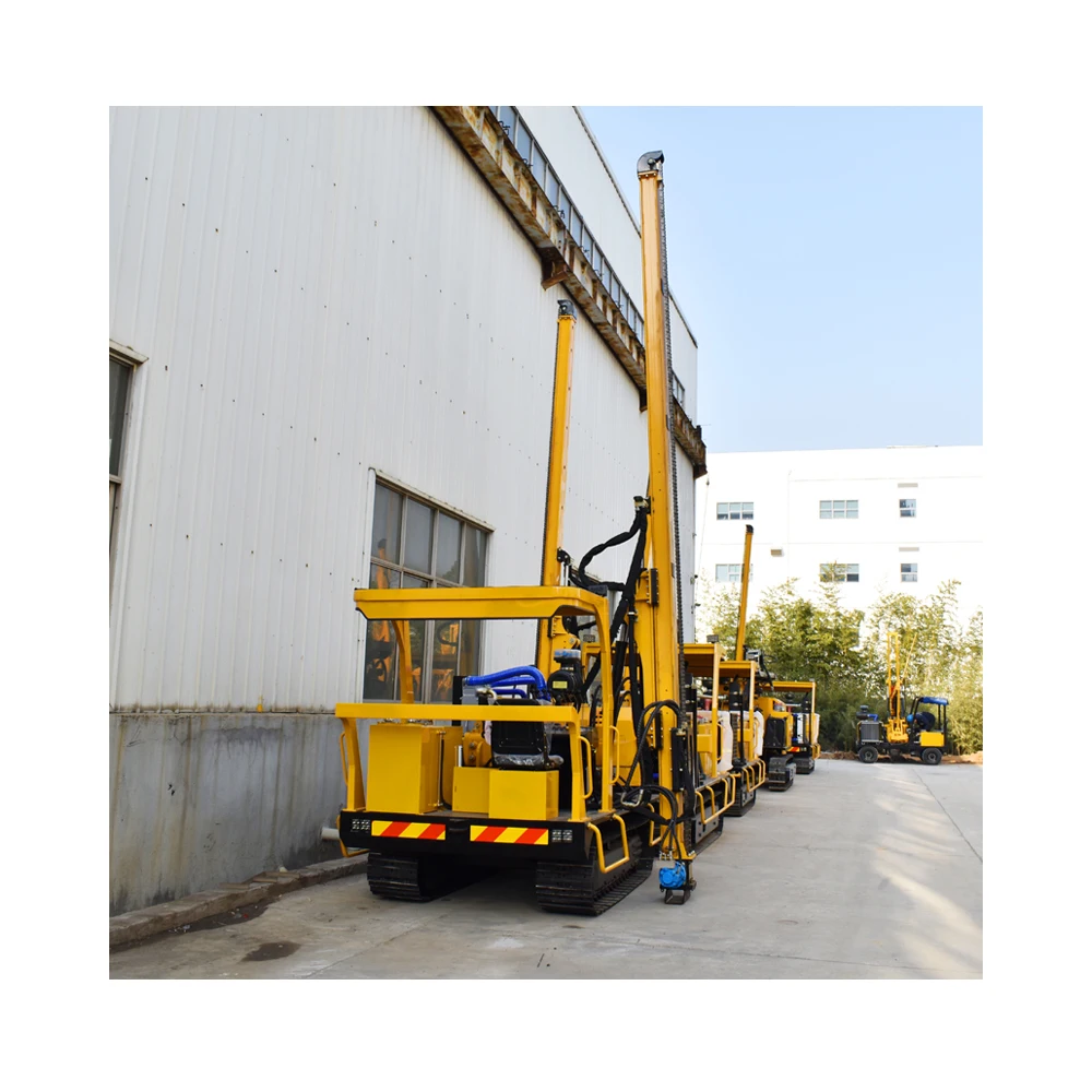 Multi-Functional solar pile driver photovoltaic pile driver has a length of 6 meters and the most advantageous price easy to use