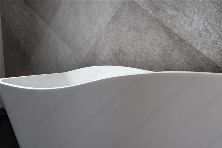 Hot Sale Bathroom Irregular Shape Fiber Glass Resin Bathtub Deep Soaking Acrylic Freestanding Bath Tubs