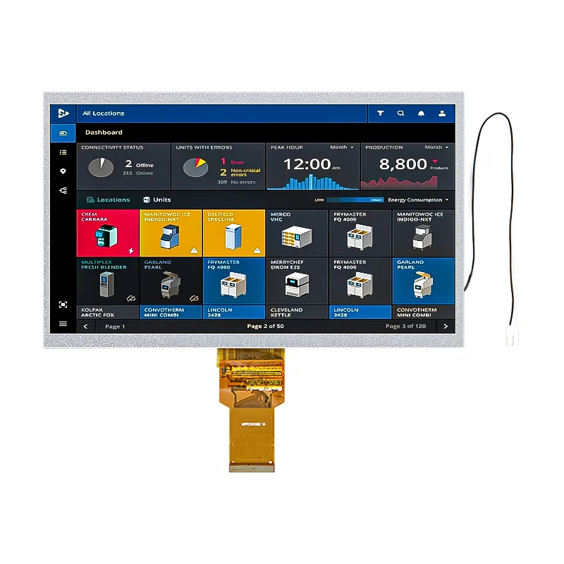 8 inch LCD Display 800*600 LCD 8 inch 4:3 LCD Screen for Industrial Devices