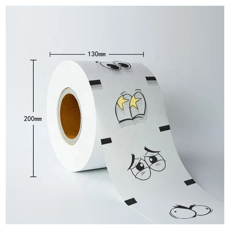 Custom plastic cup and paper cup use plastic roll sealing film