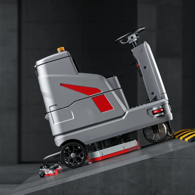 Hot Sale industrial Warehouse Hospital Floor Scrubber Machine With Battery