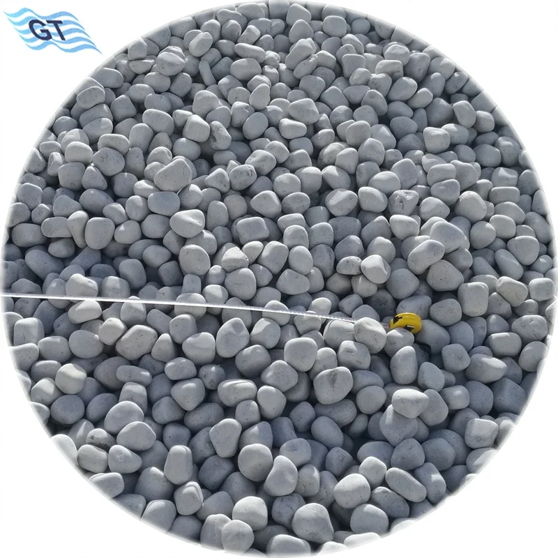 Dia 20-40 mm customized pebble mill grinding media silica pebble flint stone