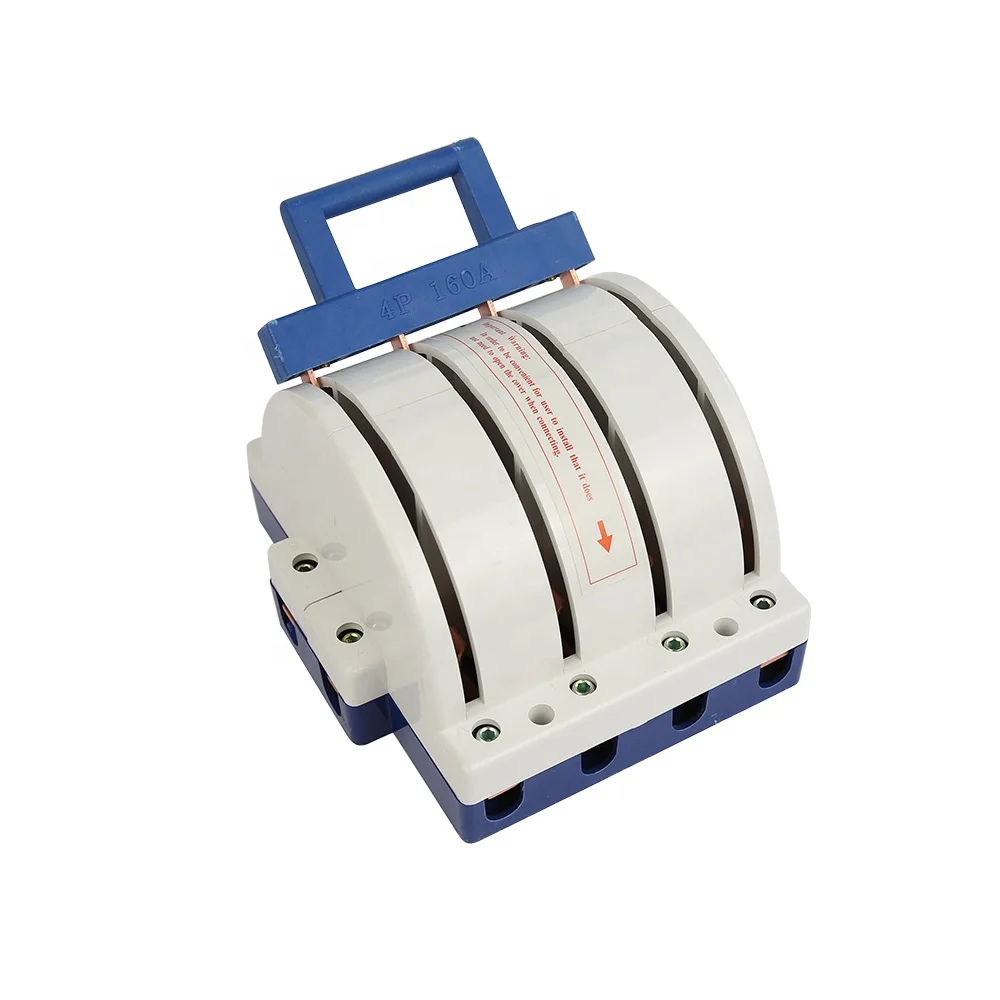 3P 380V White Wave Knife Switch Change Over double throw Switch