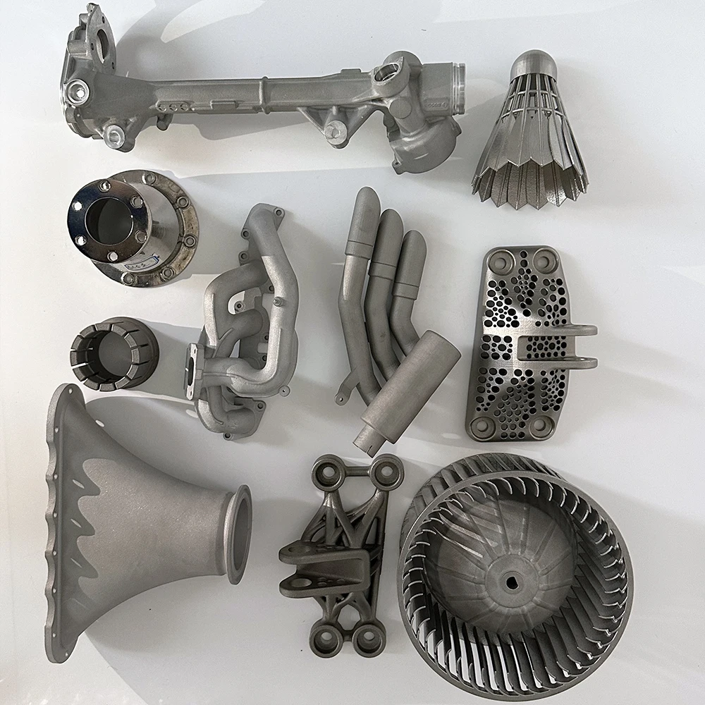 Изготовленный на заказ латунный алюминиевый титановый сплав slm sls mjf 3d печать высокоточная модель печати металлическая