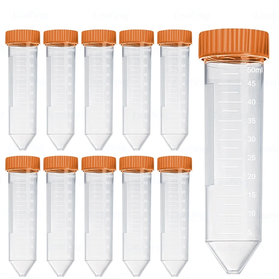 Laboratory chemical supplies blood collection tube transparent sterile centrifuge tube 50ml