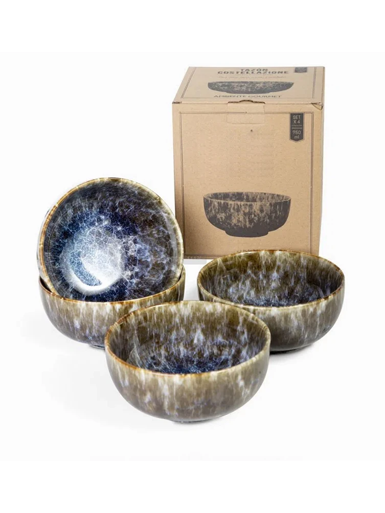 2023 new design transmutation glaze print plate  leopard design dinnerware china ceramic porcelain bowl made in china