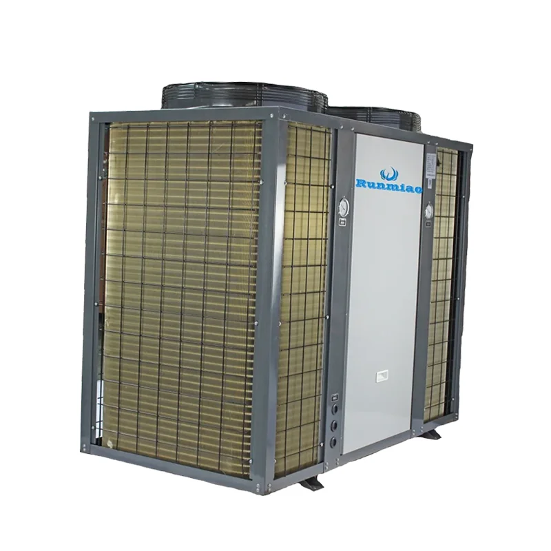 PLC wifi control 60 degree chinese heat pumps with free spare parts air source heat pump high temperature heat pump for hotel