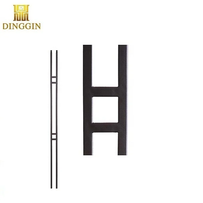 Modern Indoor Various Wrought Cast Iron Baluster China Manufacturer Railing Metal Baluster Fence