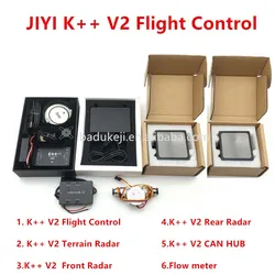 JIYI K++ V2 flight control front and rear obstacle avoidance radar terrain height radar agricultural spray drone UAV
