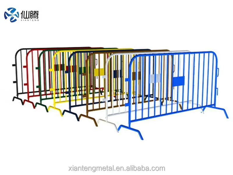 Wholesale best price hot dipped Galvanized Temporary Crowd Control Road Barrier Fence for sale