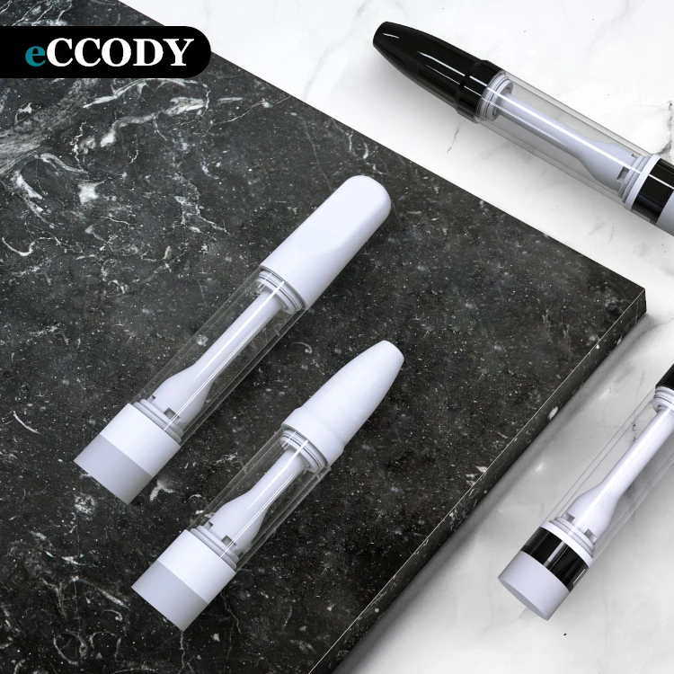 510 Glass Cbd Cartridge Ceramic Coil Tip all Glass Cartridge For 510 Thread Battery Vaporize