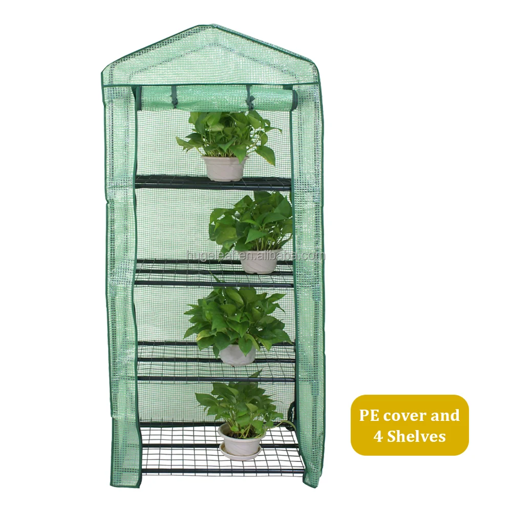 4 Tier Plant Growth Garden House Eco-friendly Outdoor Waterproof Hobby Mini Garden Greenhouse
