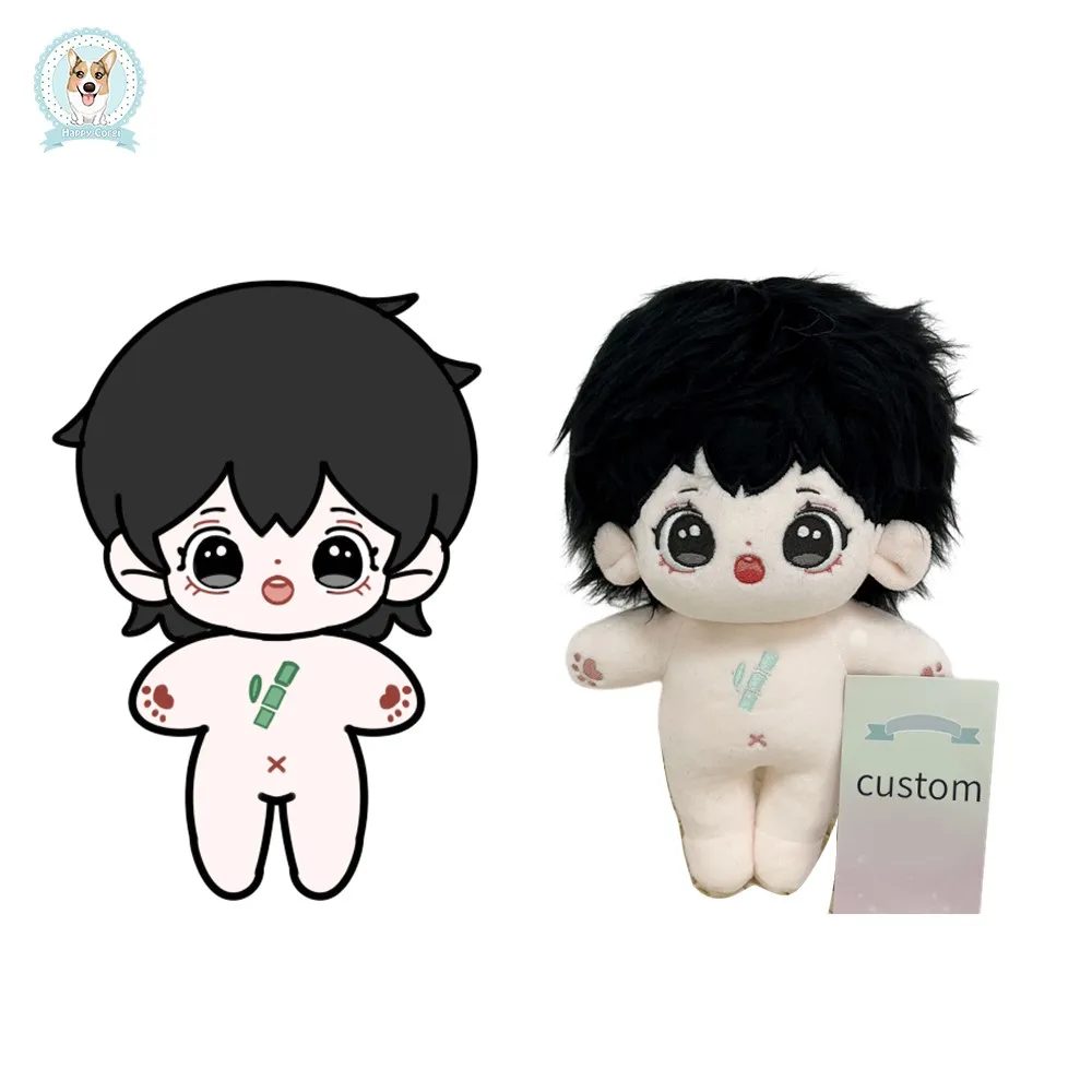 CE ASTM Factory newest design cute kpop star anime custom plush figure doll for children