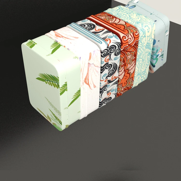  Tin Box Rectangle Chocolate Candy Packaging Metal