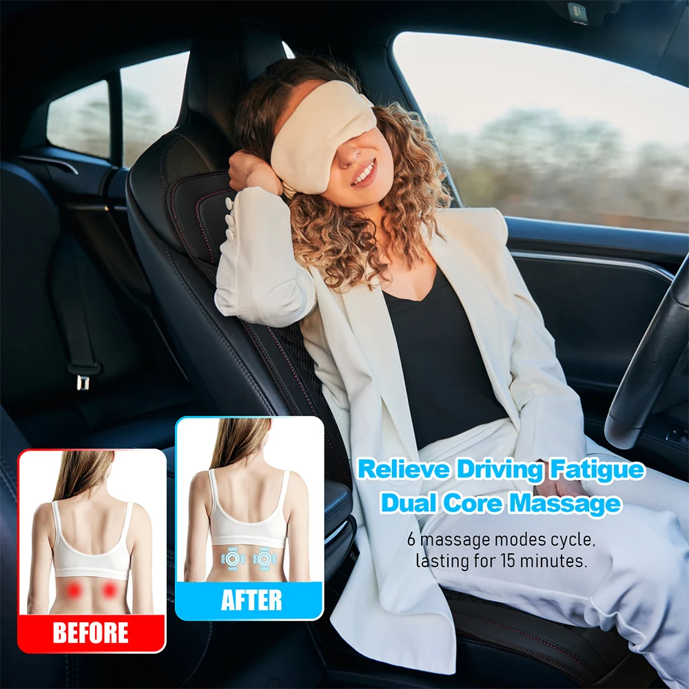 automatical interior accessory 12v 24v strong fan smart massage heat removol cooling car seat cushion for ventilation