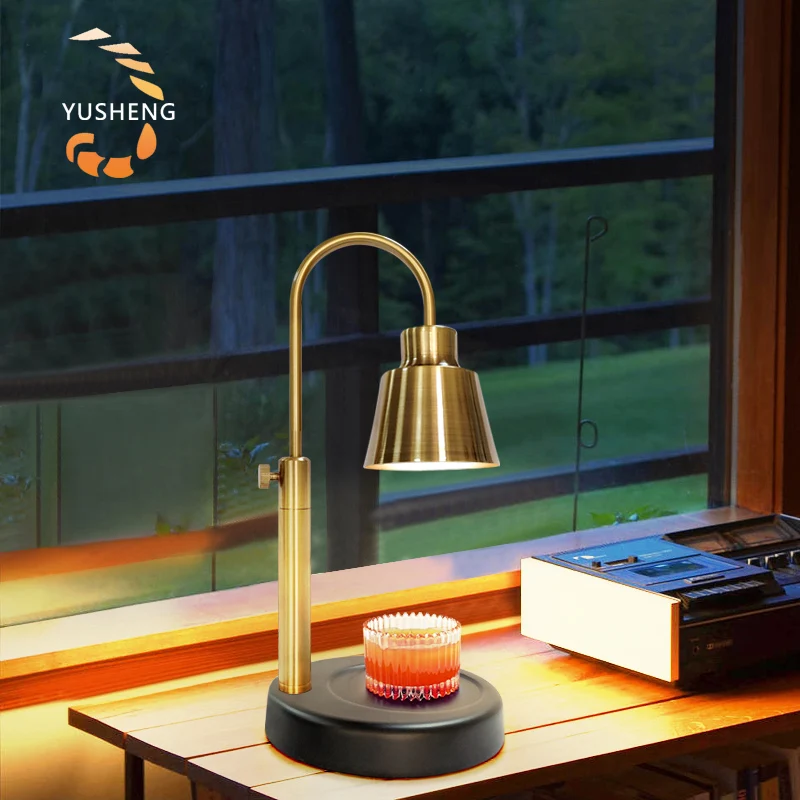 Hot Fashionable Candle Warmer Lamp Aromatherapy Wax Melts Burner Retractable Extension Height Home Decor Table Lamps
