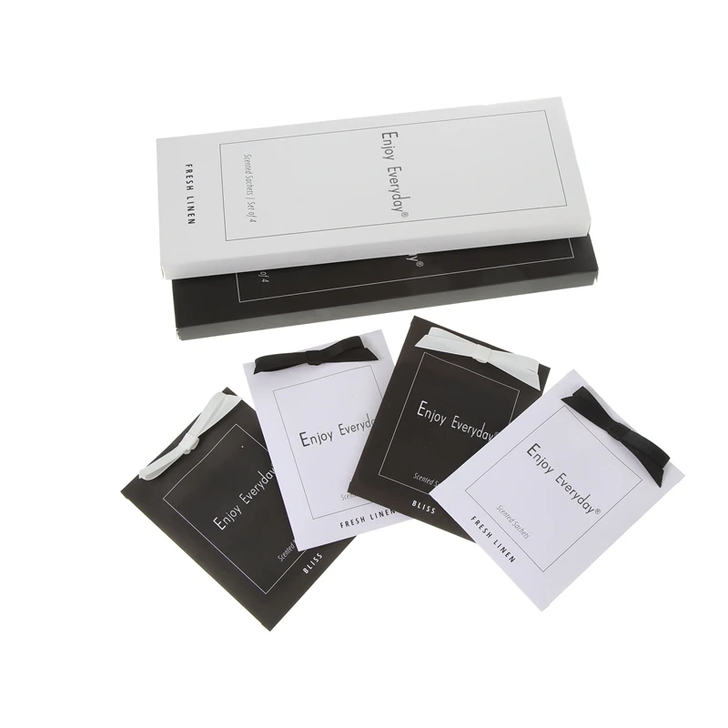 Enjoy Everyday Hot Sale Drawer Closet Essential Oil Home Fragrance Deodorant Long-lasting Scented Paper Sachet Scented Sachet