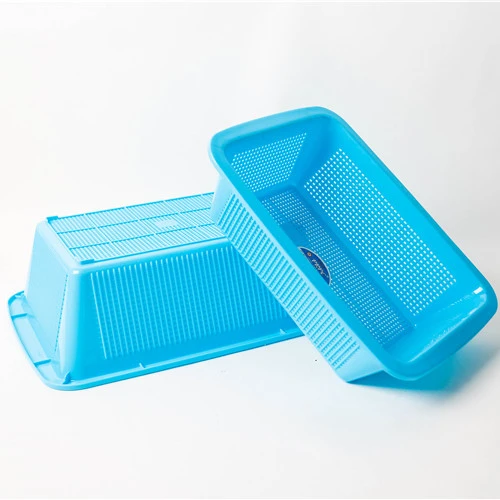 Household items Customized color plastic pp strong rectangular Sieves And Strainers Rice Washing for kitchen
