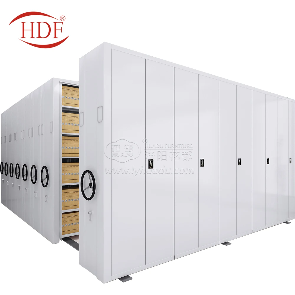Mobile Shelving System Cheap Metal Display file compactor Electric Mobile shelving
