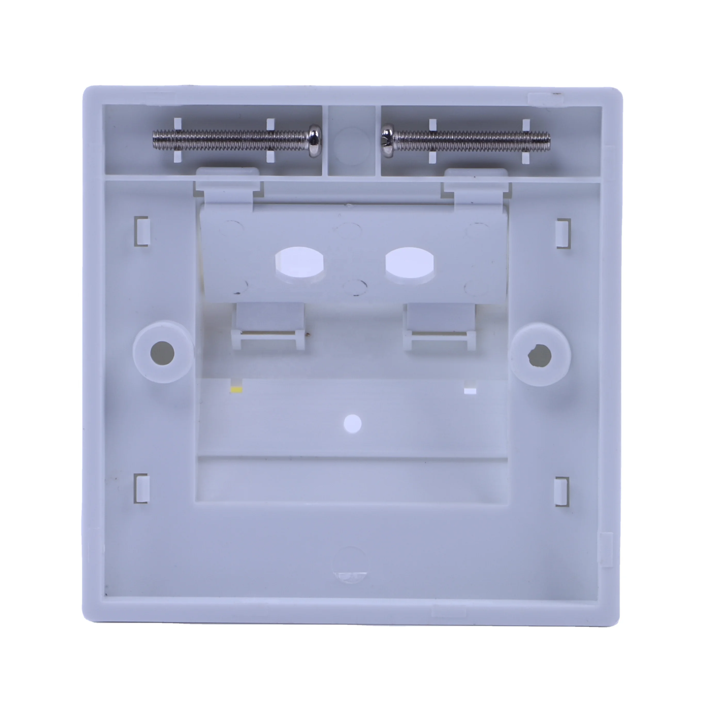 keystone cat6 faceplate rj45 rj11 cable switch wall plate Face plate 2 port faceplate keystone jack cat6 telecom parts