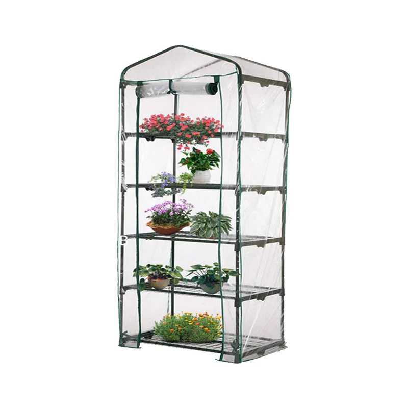 Five Floors Of Greenhouse Plant Growing Balcony Plastic Greenhouse