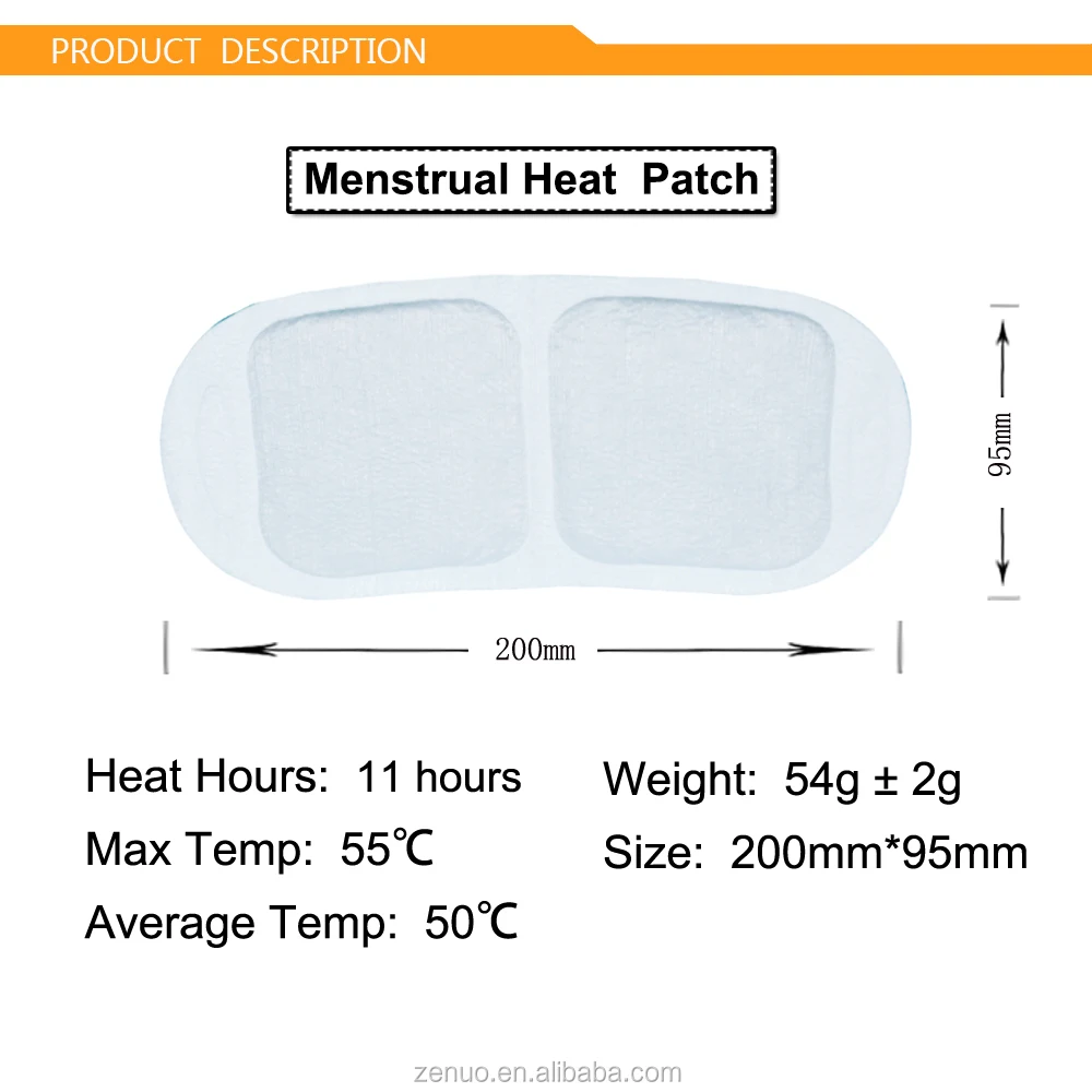 Menstrual Heating Pad Period Therapy Heat Patches for Cramps
