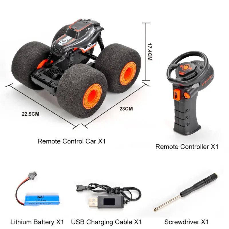 New Design RC Stunt Car Truck Sponge Wheel Drift Car 2.4G High Speed Car Bounce High Density Programming Foam