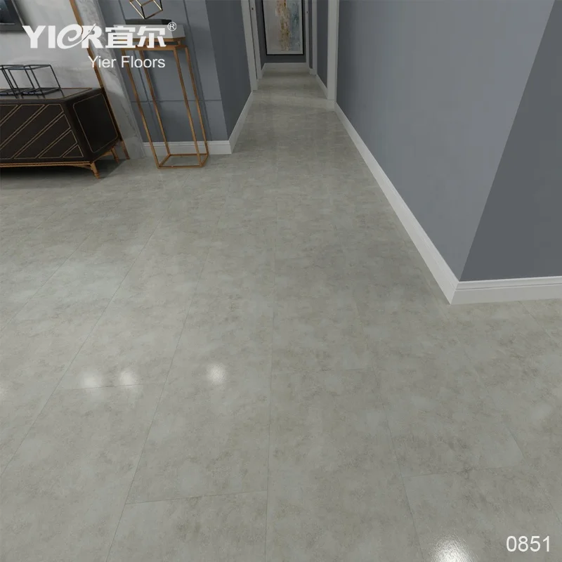 Garage LVT Flooring Tiles 4mm 5mm Click PVC Plastic Wood Floor 6mm Vinyl Planks Luxury SPC Flooring