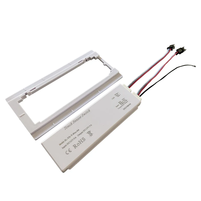 Smart Touch Mirror Light Switch With Time And Temperature Display Touch Sensor Switch For Mirrors