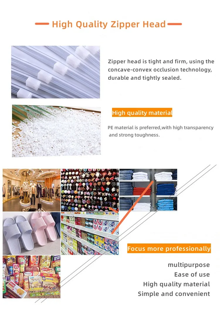 Wholesale Multi-Color Plastic Zipper Slider Plastic Zipper Head