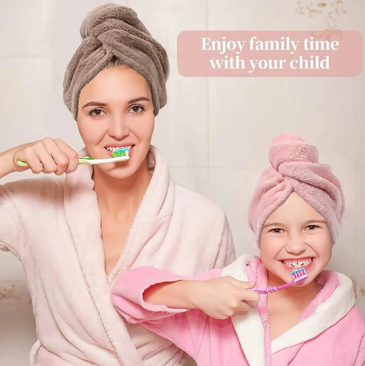 Twist Dry Shower Microfiber Hair Wrap Towel Drying Bath Spa Head Cap Hat Women