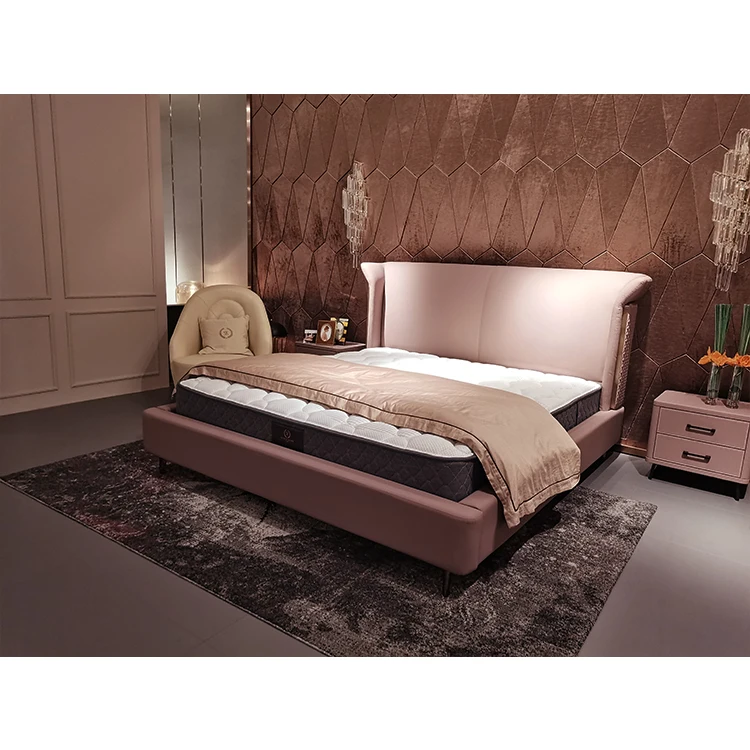 2021 luxury modern simple king royal bedroom set