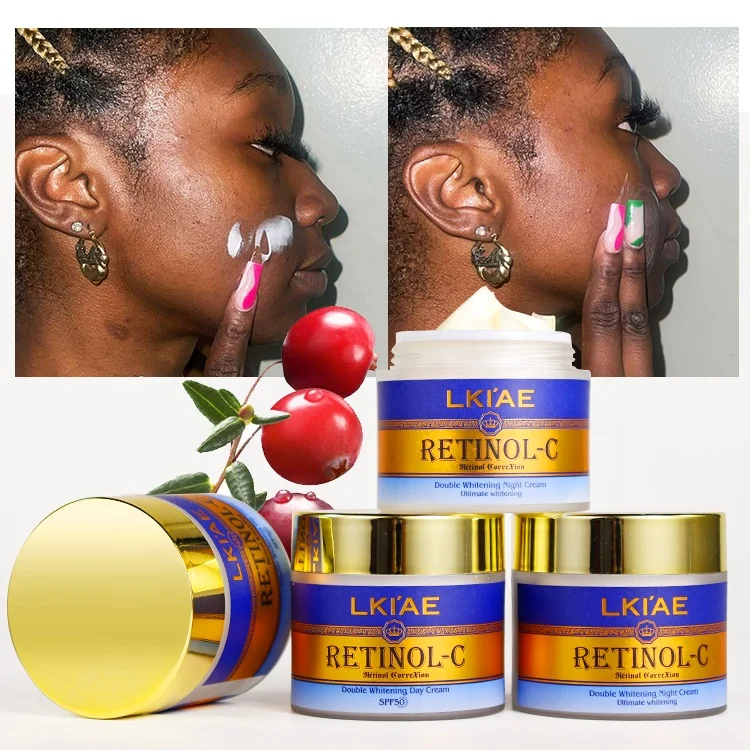 7 Days Strong Retinol Correction Beauty Care Products Day & Night Sun Protection Moisturizing Skin Whitening 2 In 1 Face Cream