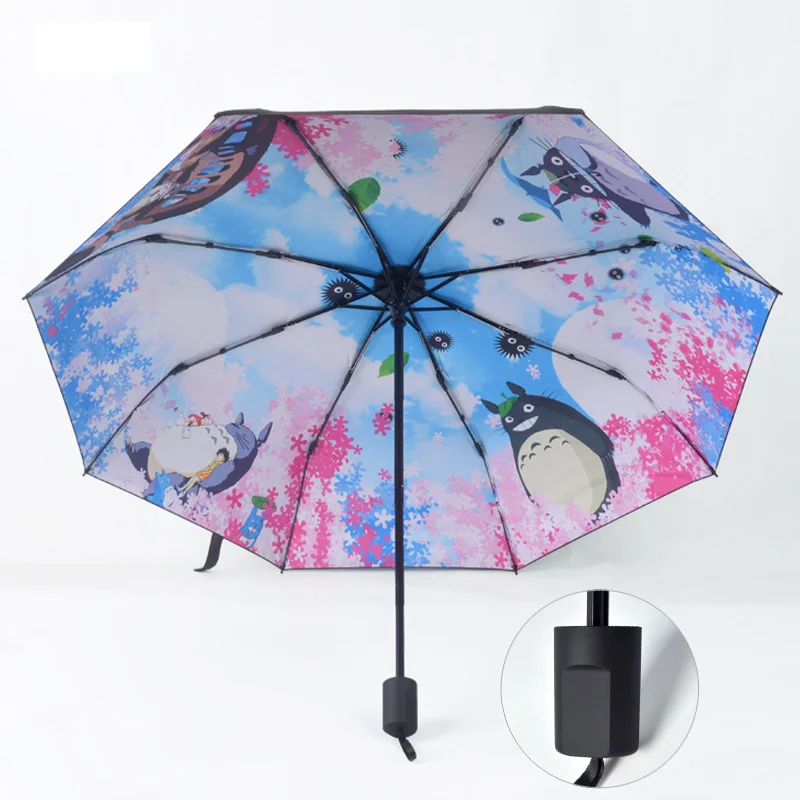 Customized full printed anime umbrella custom folding windproof high quality pocket umbrella