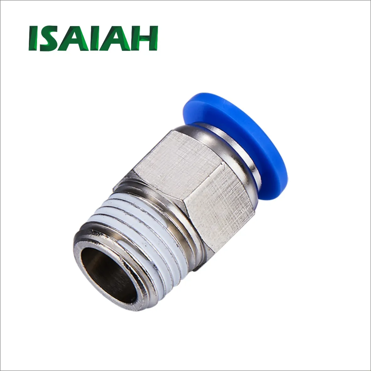 Manufacturer Pneumatic Joint SMC Type Plastic Push Quick Air One Touch Tube Brass with Nickel plated Straight Air Fittings
