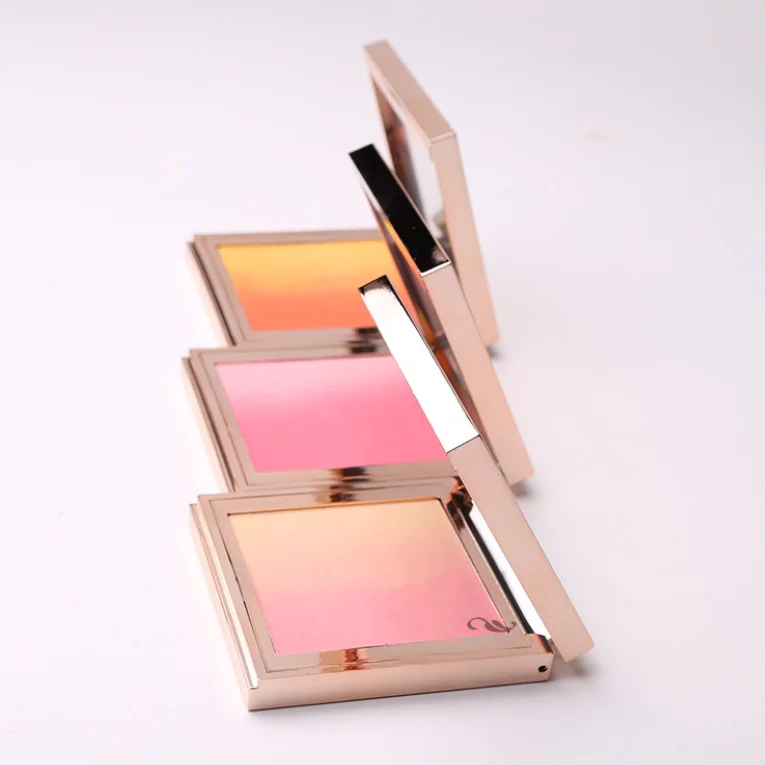 
Private Label Face Makeup Blush Cheek Rouge Minerals Pressed Powder Blusher With Blusher Packaging 