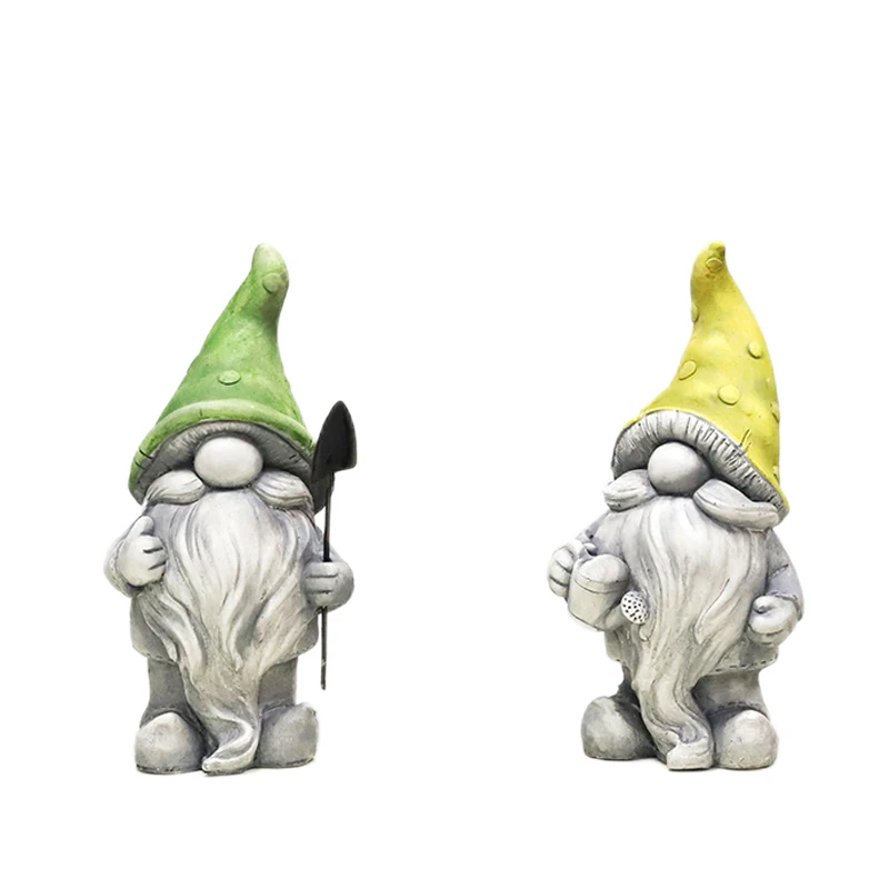 Redeco Wholesale Classic Magic Gnome Magnesium Oxide Gnome Doll Magnesia Crafts For Gifts Home Garden Decor