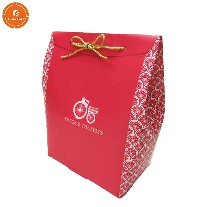 Chocolate Dates Nuts Dry Fruit Candy Storage Gold Gimp  Packaging Paper Bag