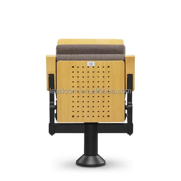 Leadcom folding fabric retractable education school church stadium seat auditorium chair Telescopic Seating