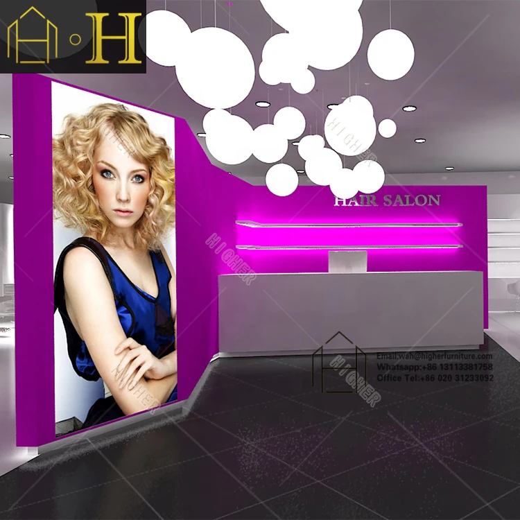 hair product display shelf wig store display hair display cabinet with light