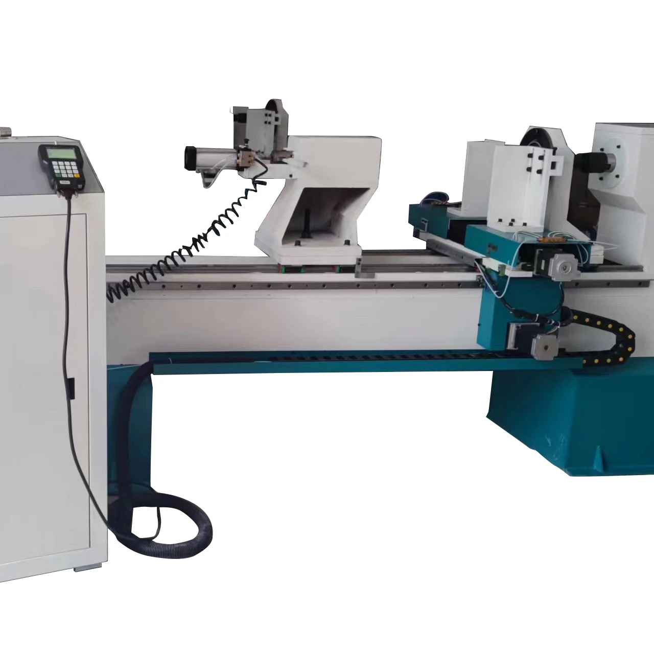 One Axis Double Knives Wood Cnc Lathe