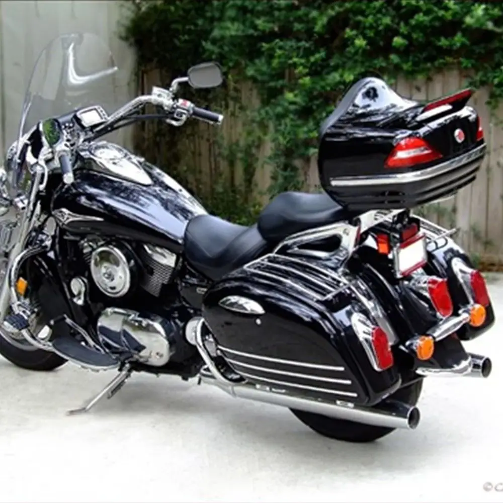 VIP Motorcycle Trunk Tour Pack Tail Box W/ Signal Light For Harley Davidson