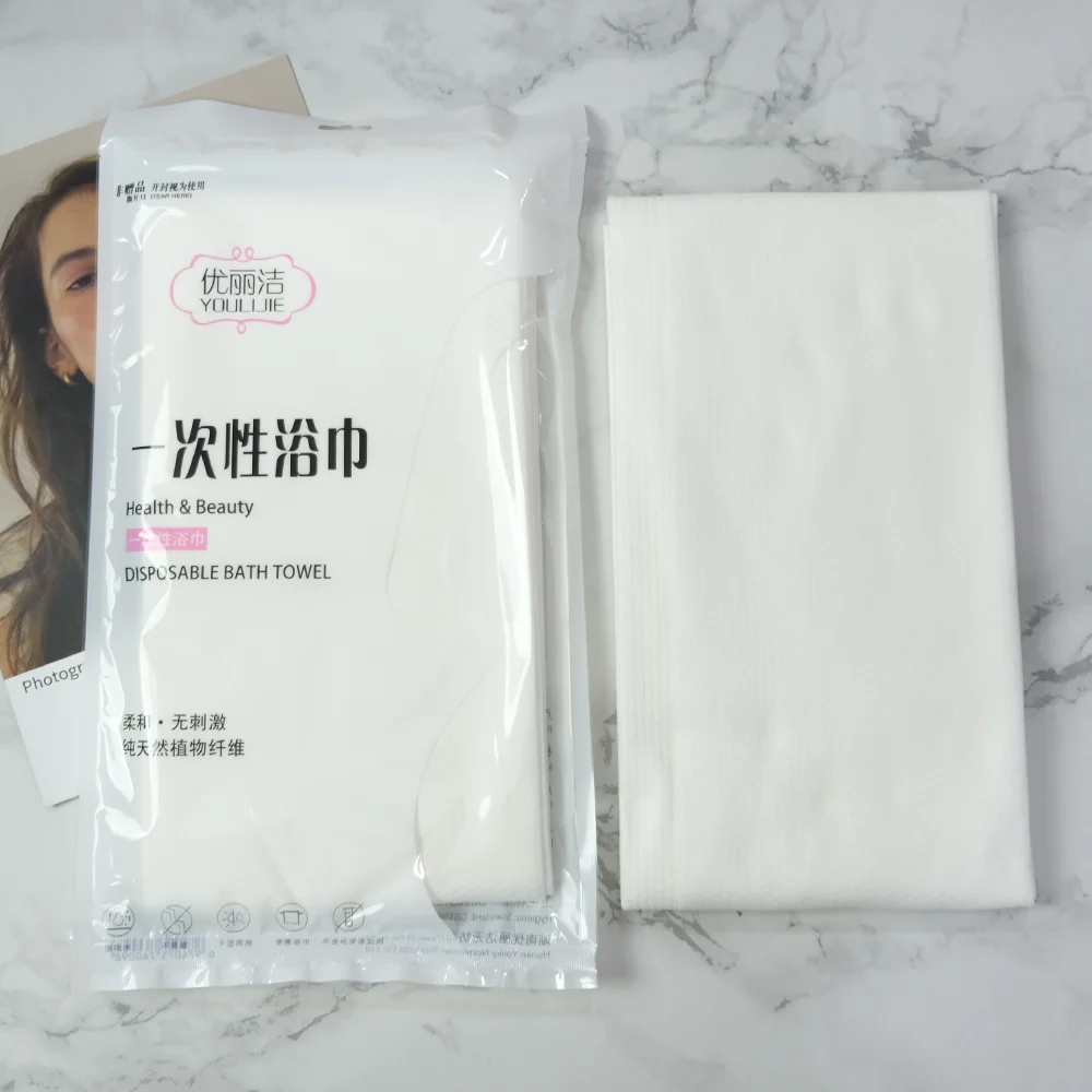 Wholesale Disposable Daily Sanitary Products Non Woven Bath Towel