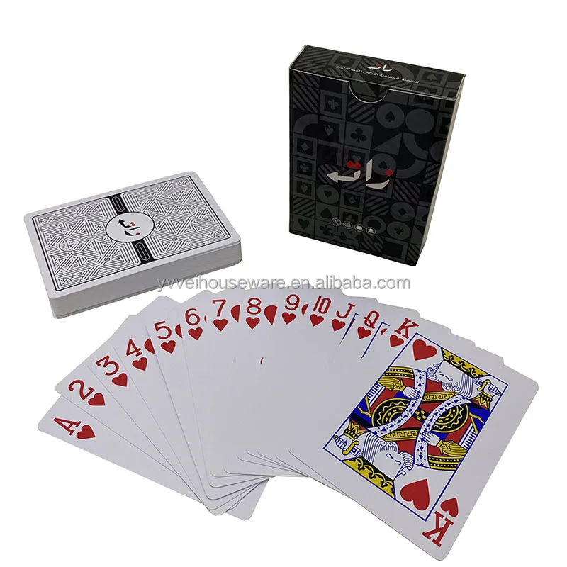 New design full color printing PVC poker playing cards game plastic waterproof PVC Gold Foil Silver foil card