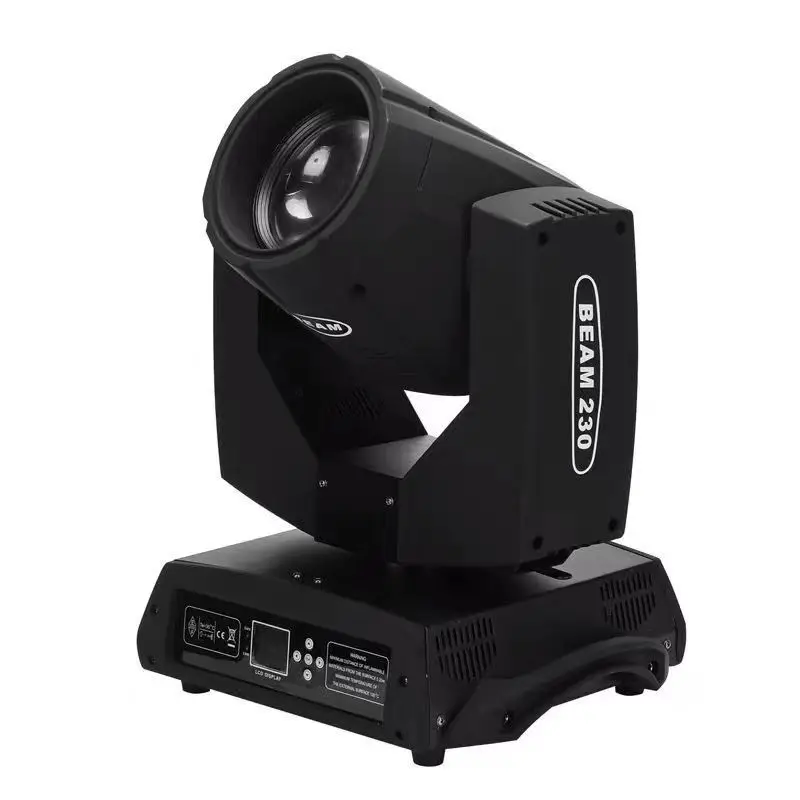Professional High Quality 230W RGBW 7R LED Moving Beam Stage Light for DJs with White RGBE Emission IP20 Aluminum Body Red Green