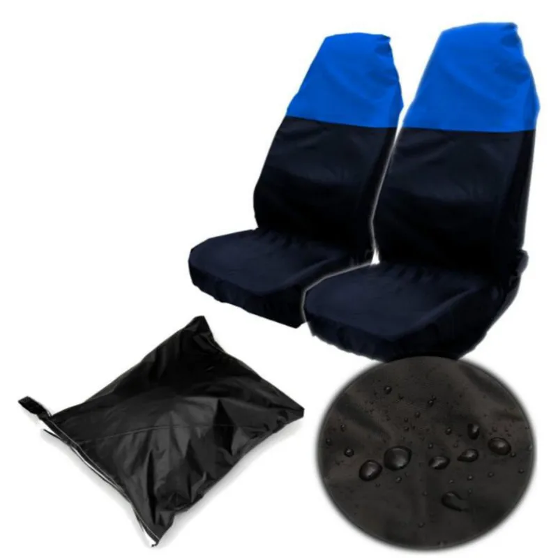 Universal 2PCS seat Protector waterproof Automotive Foldable Non-Slip front car