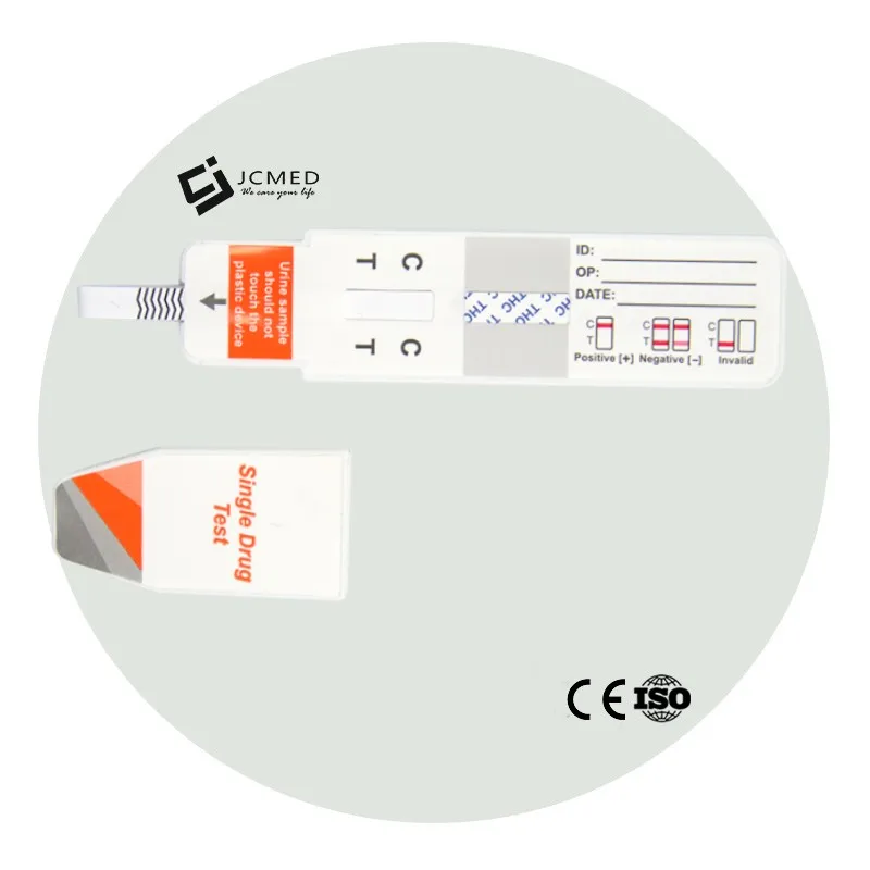 JCMED one step rapid test medical urinal thc test thc rapid test kit cassette