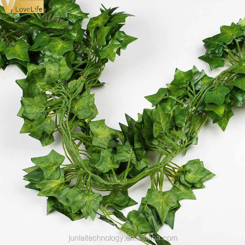 2,3 м длинные искусственные листья плюща, растения, лоза, декоративные Висячие виноградные вечнозеленые узоры для украшения дома и сада