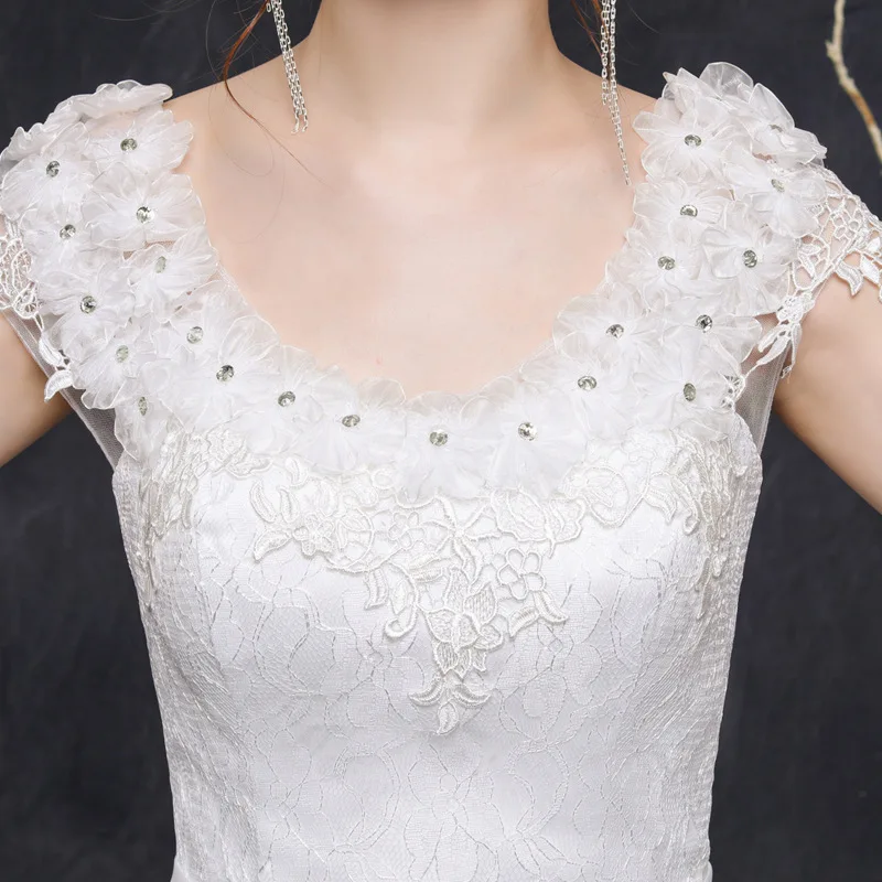 Vestido De Novia Новое поступление свадебные платья с двумя плечами длинные винтажные Свадебные на шнуровке